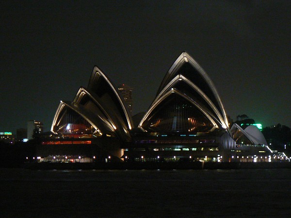 Noční pozdrav ze Sydney