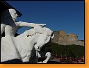 Monument indinskho nelnka Crazy Horse, jak m po dokonen vypadat 